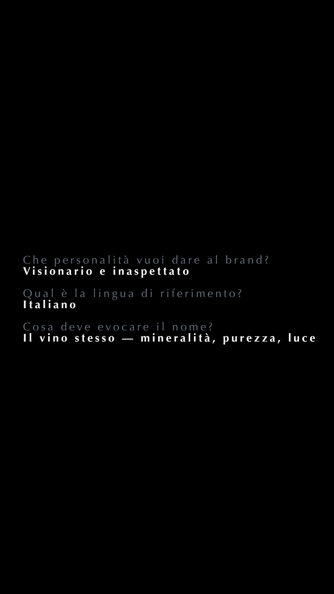 Brief del brand — personalità e posizionamento