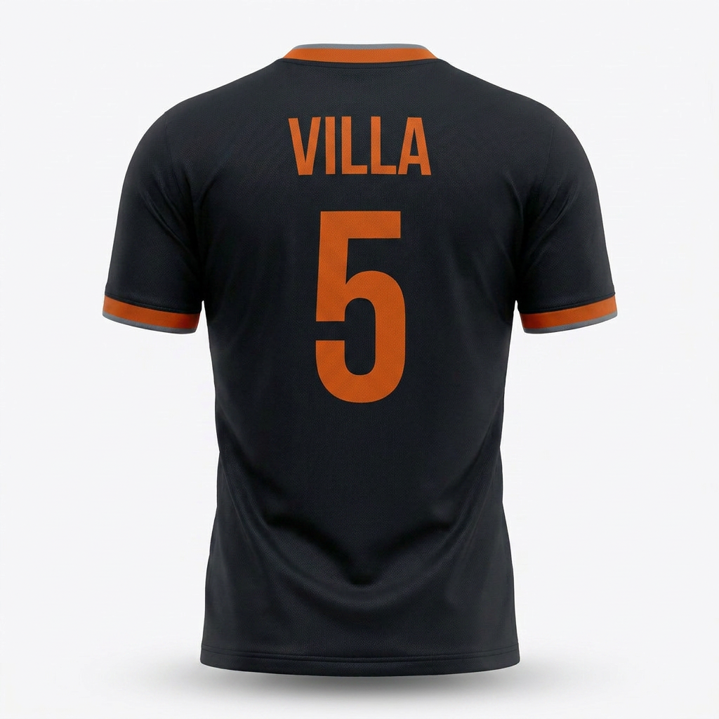 Dorso maglia Villa numero 5